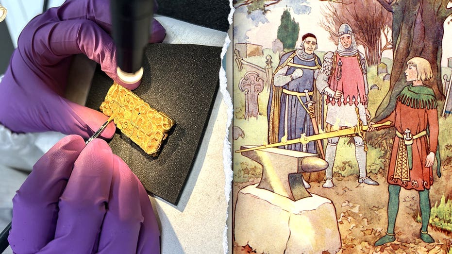 Real-life Excalibur? Man on a hike uncovers gold sword relic hidden under tree Sunshine Coast Accountants
